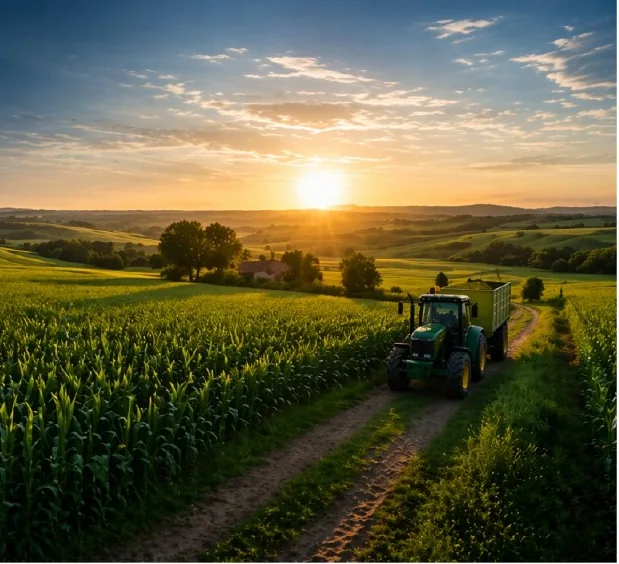 Área rural e operação agrícola